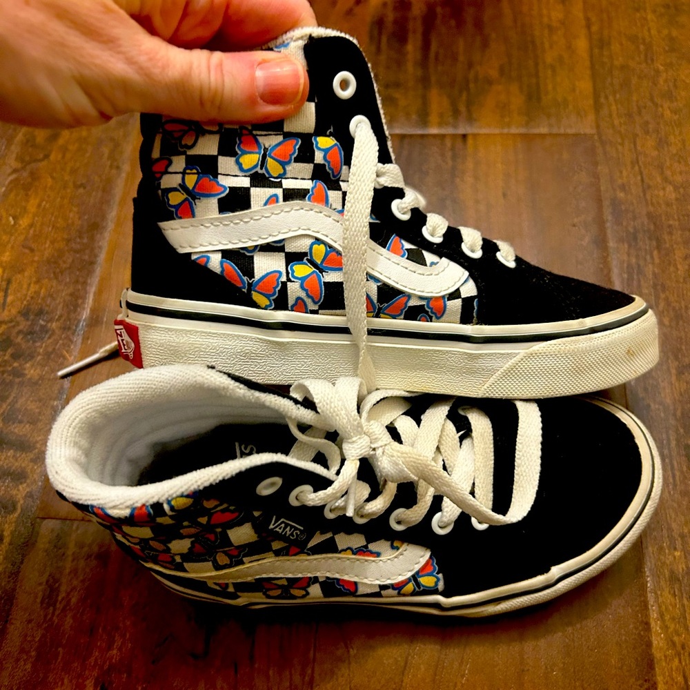 Vans Filmore Hi Girls Butterfly High-Top Sneakers